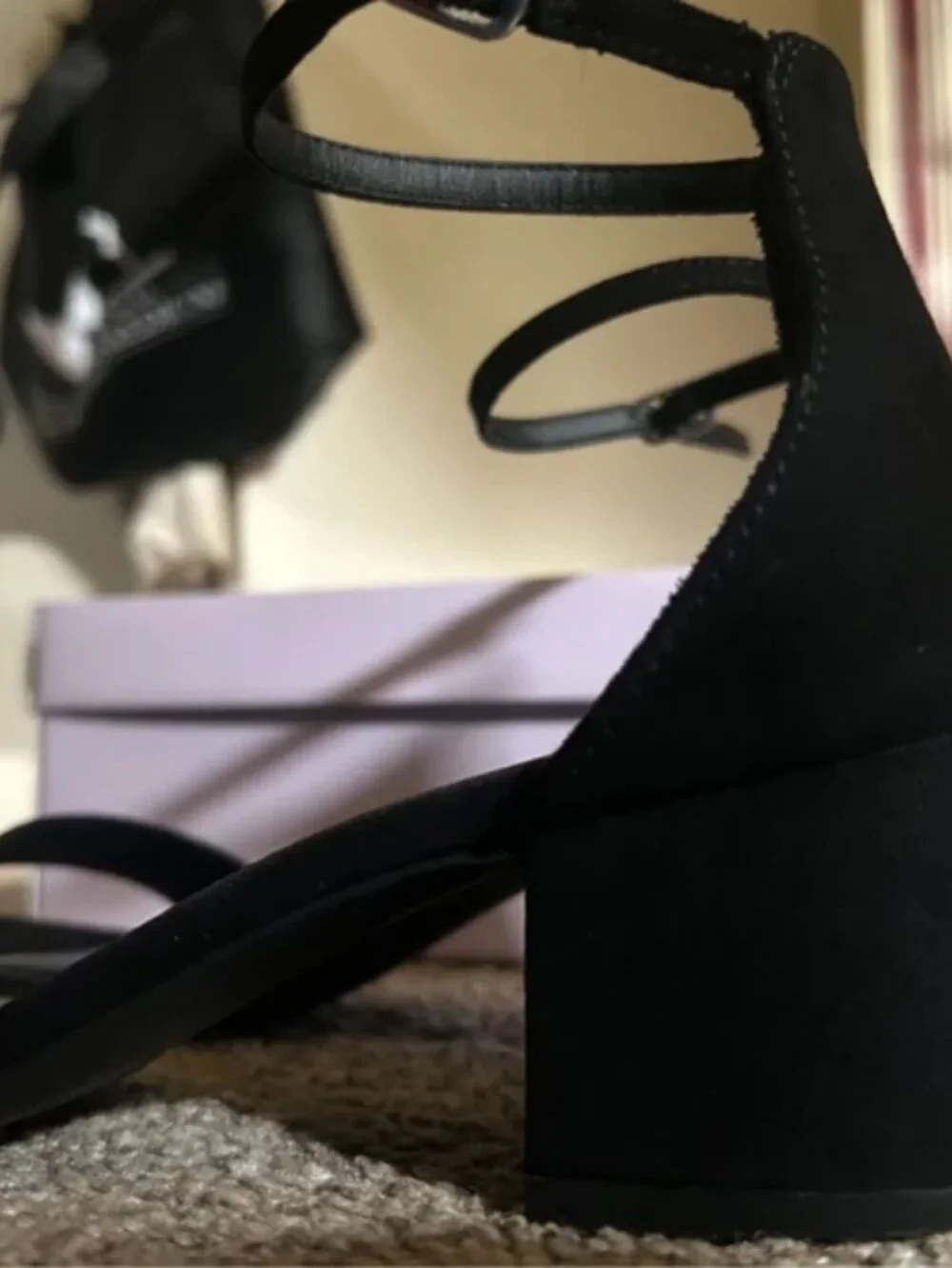 Chunky Black heel